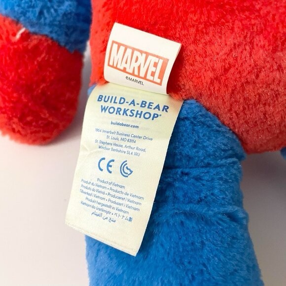 Build A Bear Captain America 16 Inch Tall Plush Marvel Stuffed Animal Bab - Picture 10 of 14